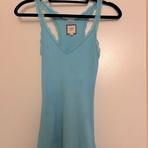 Lacy Blue Abercrombie & Fitch Tank Top